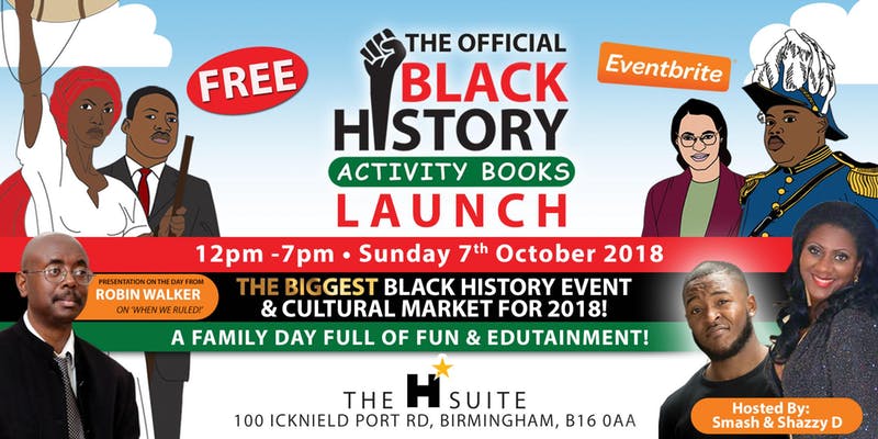You are currently viewing Black History Activity Books Launch, Black History Event & Cultural Market