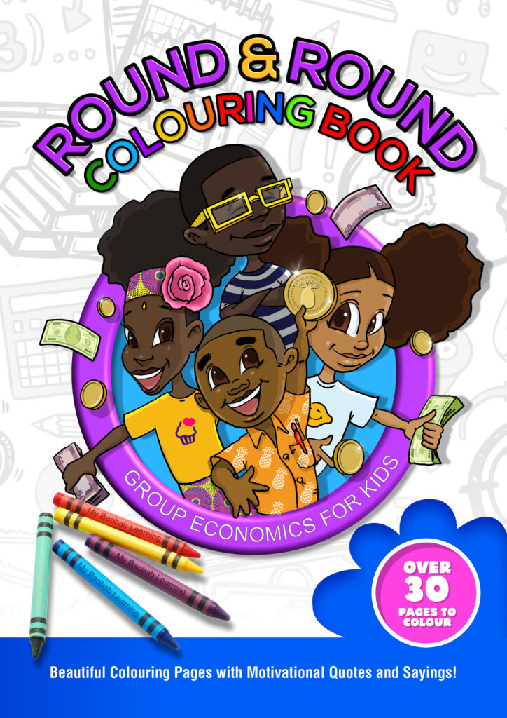 Round & Round Colouring Book