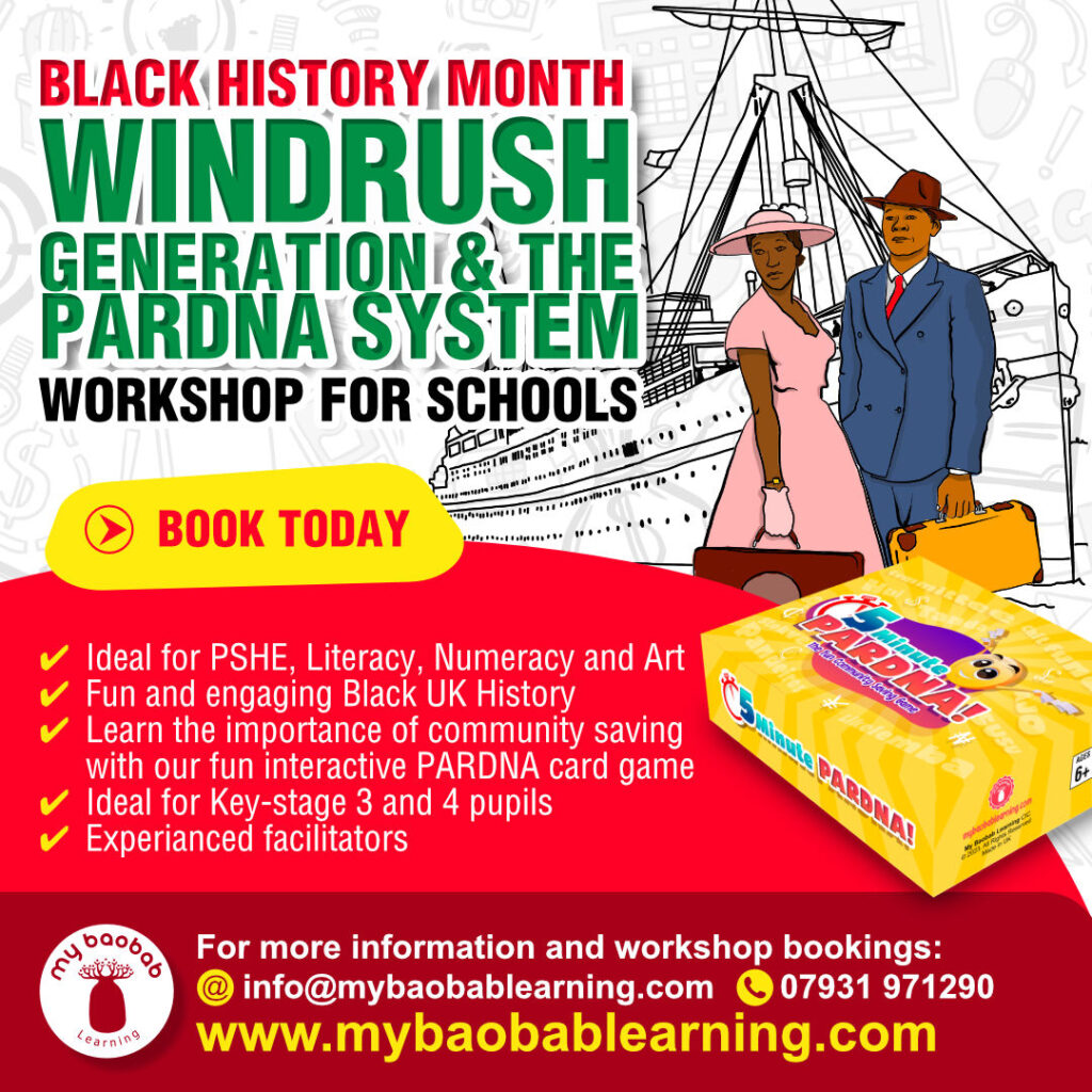 Black History MonthWorkshop for Schools