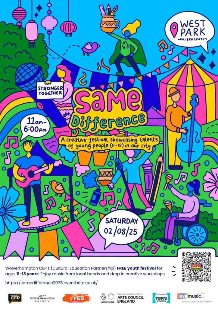 Same Difference youth festival 2025 flyer