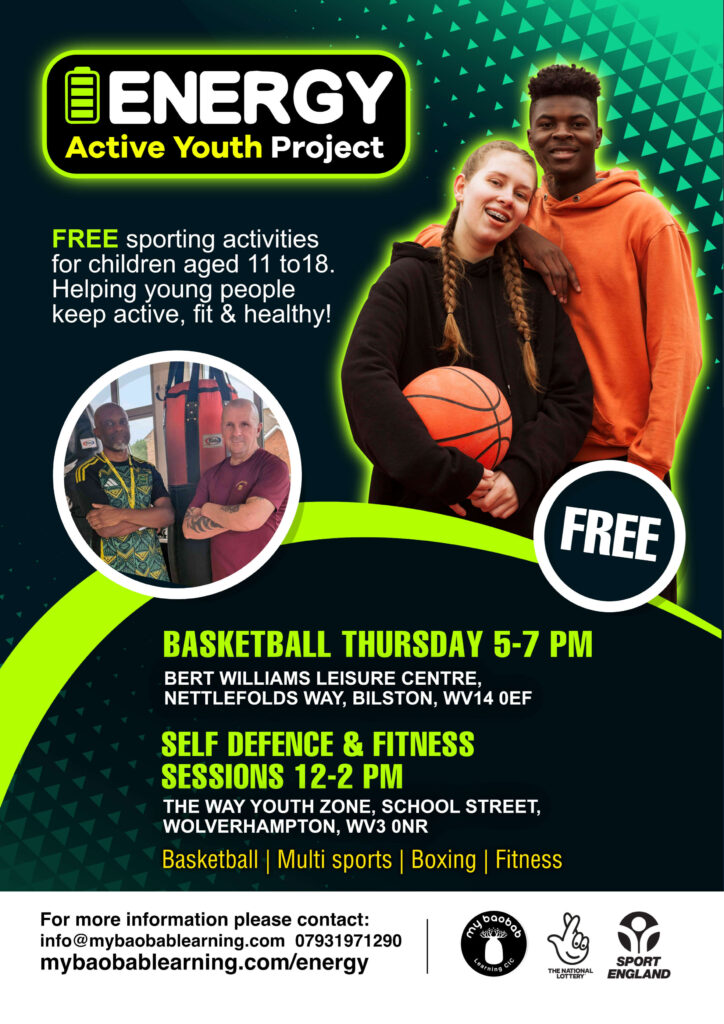 ENERGY - Active Kids Project flyer front 2026